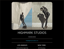 Tablet Screenshot of highmarkstudios.com